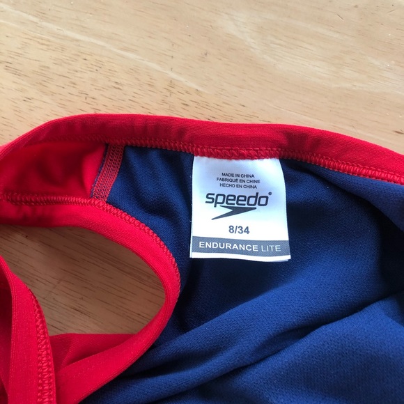 Red Lifeguard Swimsuit - Picture 4 of 5